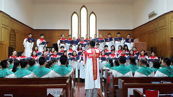 华东神学院接待江苏独墅湖教会同工 华东神学院接待江苏独墅湖教会同工